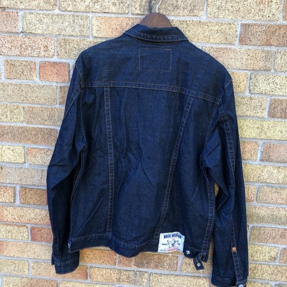 Vintage True Religion Denim Jacket Trucker Jacket Medium - Picture 6 of 6
